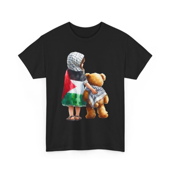 Palestinian Child Teddy Bear T-Shirt, Keffiyeh Tee, Unisex Shirt, Kids Middle Eastern Graphic Top, Activist Clothing - Image 7
