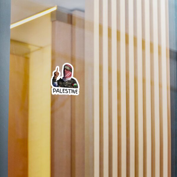 Palestine Abu Obaida Kiss-Cut Vinyl Decals Bold Expression Stickers, Activism Decor, Laptop Approval, Unique Gifts, Freedom Art - Image 2