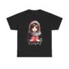 Sad Keffiyeh Girl with Heart Palestinian Pride T-Shirt