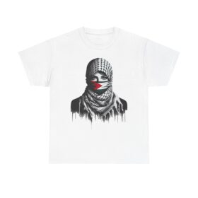T-Shirt, Authentic Middle Eastern Design, Palestinian Women in a Keffiyeh, Cultural Tee, Ethnic Apparel, Unisex Shirt