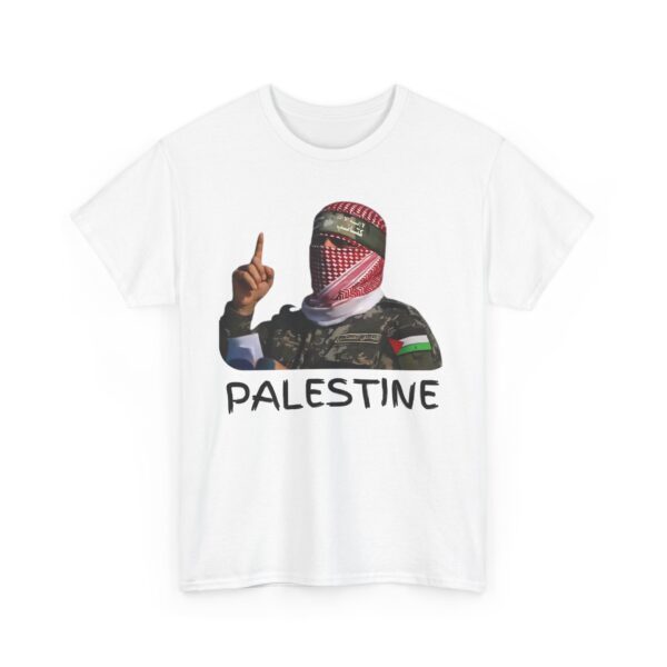 Abu Obaida Palestine Unisex Tee, Palestinian Flag Shirt, Middle Eastern Clothing, Arabic Culture Gift, Palestine Supporter Apparel, Protest - Image 3
