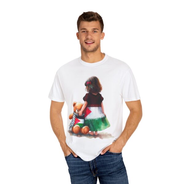 Palestinian Pride T-Shirt, Unisex T-Shirt, Garment-Dyed Tee, Cute Children's Shirt, Culturally Inspired Apparel, Gift for Activists - Image 4
