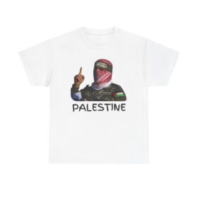 Abu Obaida Palestine Unisex Tee, Palestinian Flag Shirt, Middle Eastern Clothing, Arabic Culture Gift, Palestine Supporter Apparel, Protest