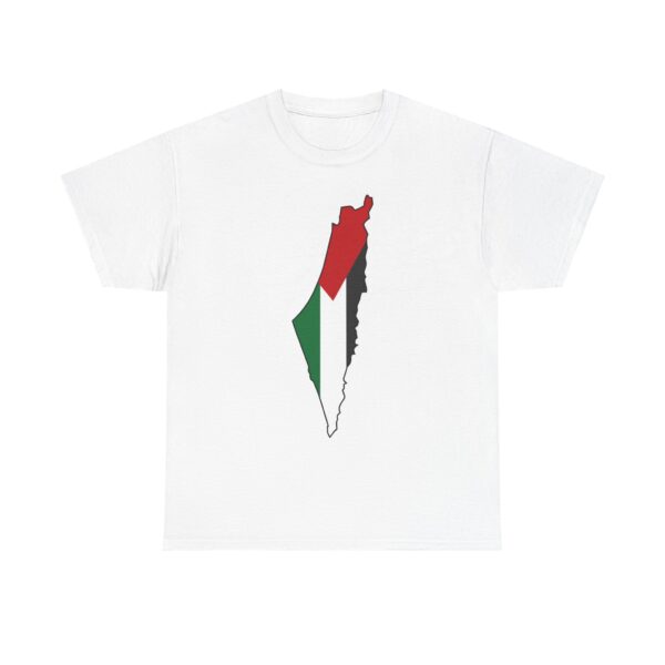 Palestine Flag Map T-Shirt, Palestinian Pride Tee, Middle East Patriotic Shirt, Gaza Strip Apparel, Jerusalem Gift, Arabic Culture Top