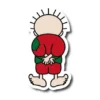 Colored Handala Sticker (10 Inch)