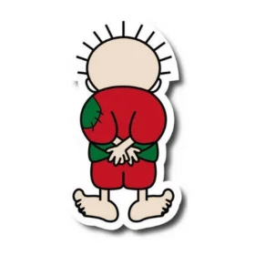 Colored Handala Sticker (10 Inch)