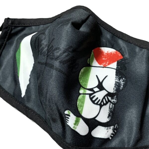 Adjustable Handala with Flag Face Mask and Filter - Image 3