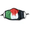 Adjustable Palestine Flag Face Mask with Filter