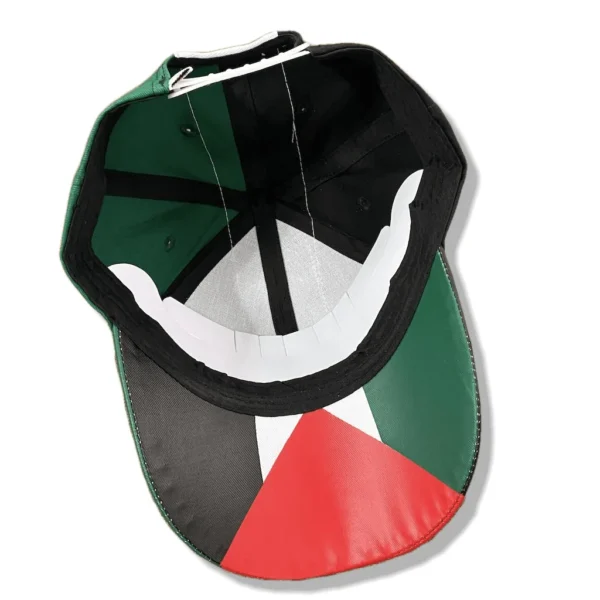 Full Palestinian Flag Design Baseball Cap/Hat - Image 5