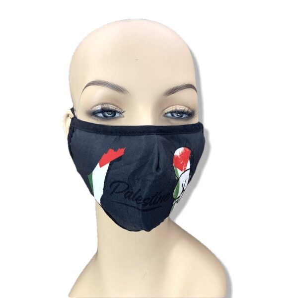 Adjustable Handala with Flag Face Mask and Filter - Image 6