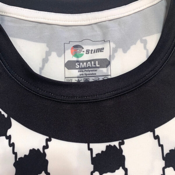 Palestine Keffiyeh Full Sublimation Short Sleeve T-Shirt - Image 3